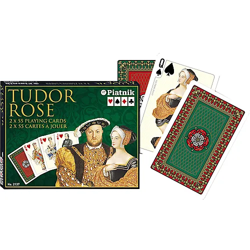 Piatnik Designkarten Tudor Rose