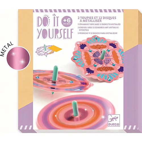 Djeco Kreativ Do It Yourself Kreisel Flower Power