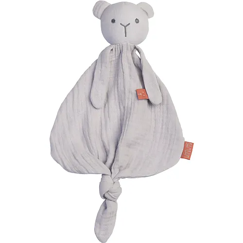 Schmusetuch B�r Organic Grau 24cm