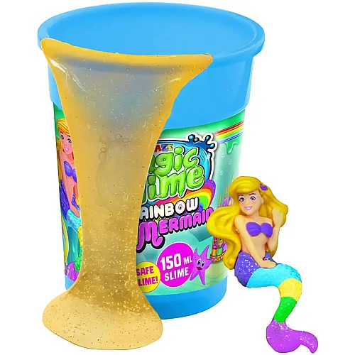 CRAZE Magic Slime Mermaid | Schleim Kinder in 110 ml Dose mit Meerjungfrau Spielzeug - Slime Set mit �berraschung
