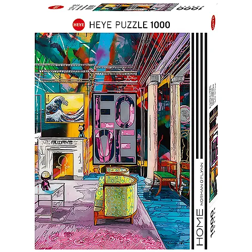 HEYE Puzzle Norman O'Flynn Room With Wave (1000Teile)