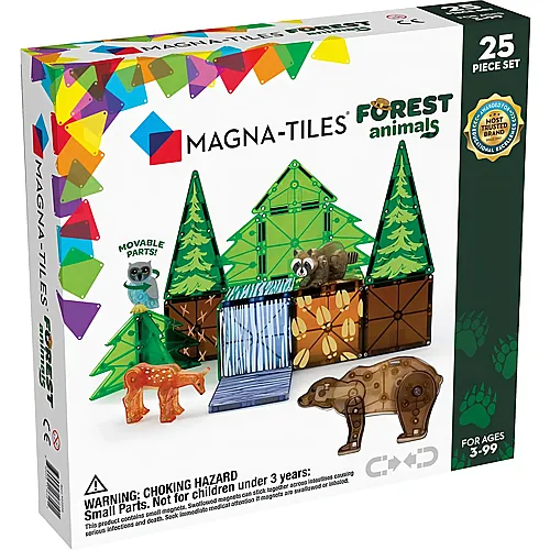 Magna-Tiles Wald-Tiere Set (25Teile)