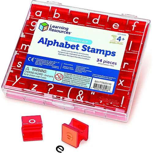 Learning Resources Alphabet-Stempel Kleinbuchstaben (34Teile)