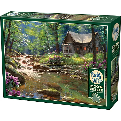 Waldh�tte am Bach 1000Teile