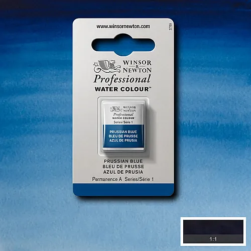 Winsor & Newton W&n Prof. Water Colour 1/2 N�pfchen Preussischblau