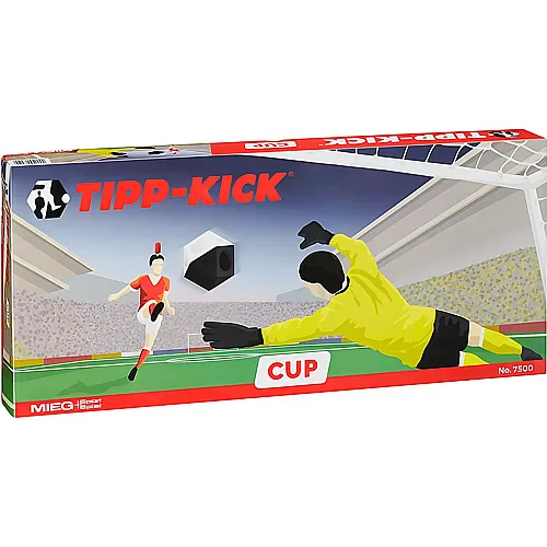 Tipp-Kick Starter Sets Cup Spielfeld mit Bande
