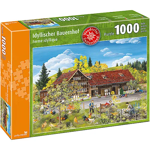 carta media Idylischer Bauernhof (1000Teile)