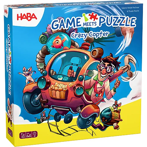 HABA Spiele Game meets Puzzle Crazy Copter - Deutsch