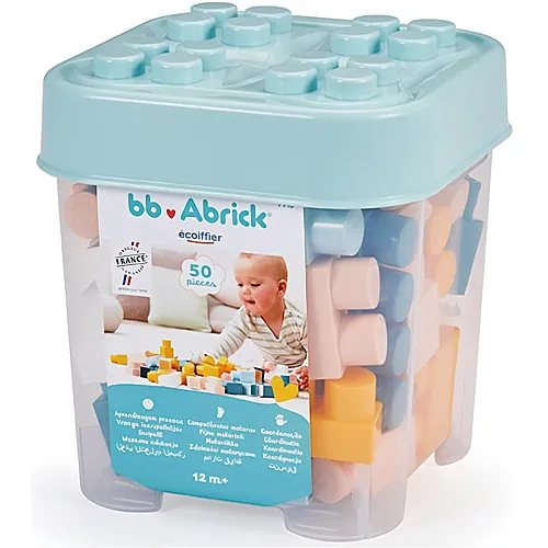 Smoby BB Abrick Box mit 50 Bausteinen