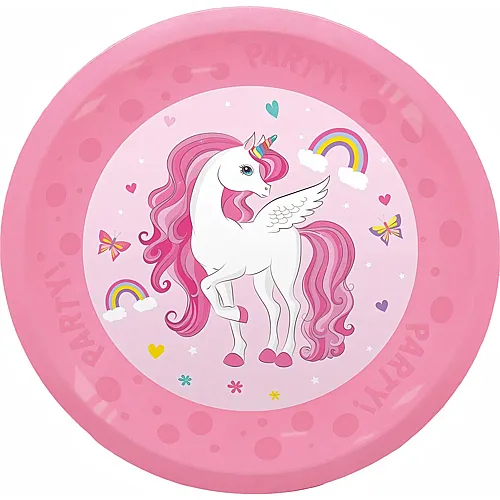 Procos 4 Teller Einhorn 21cm Reusable