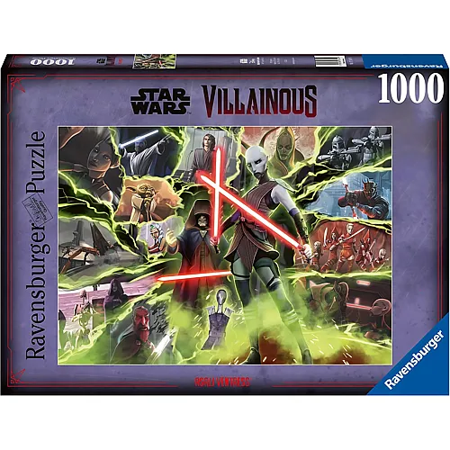 Ravensburger Puzzle Star Wars Villainous Asajj Ventress - 1000 Teile
