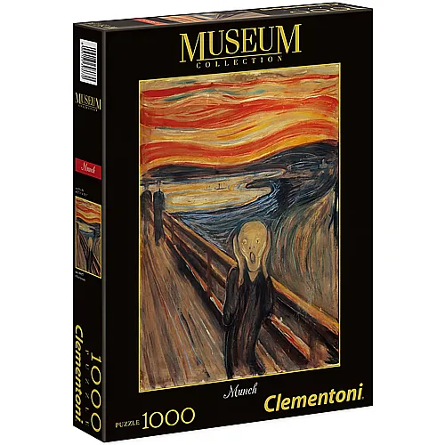 Clementoni Puzzle Museum Collection Edvard Munch Der Schrei (1000Teile)