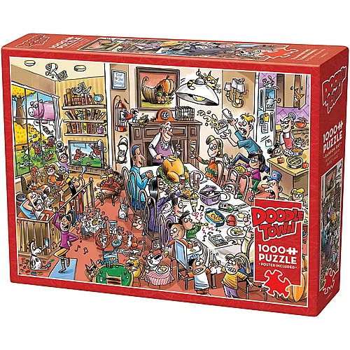 DoodleTown: Thanksgiving Togetherness 1000Teile