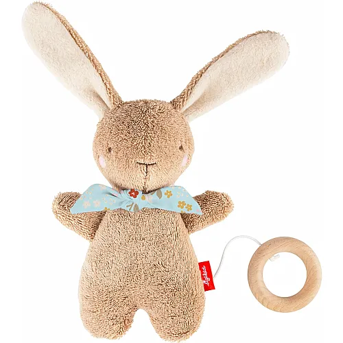 Sigikid Mini Spieluhr Hase Blau - 12 cm