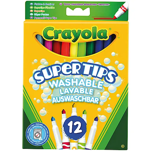 Crayola Supertips Filzstifte (12Teile)