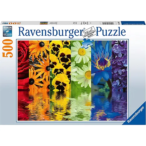Ravensburger Puzzle Lila Floral Reflections - 500 Teile