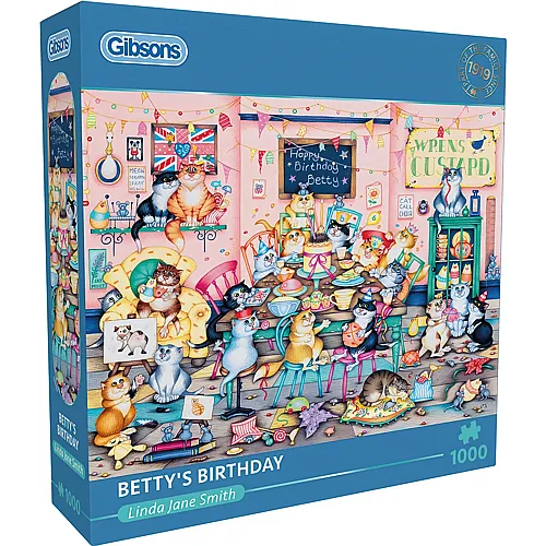 Gibsons Puzzle Linda Jane Smith Betty's Geburtstag (1000Teile)