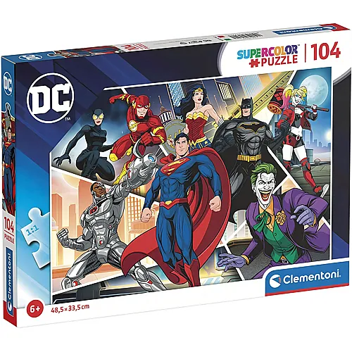 Clementoni Puzzle DC Comics - 104 Teile