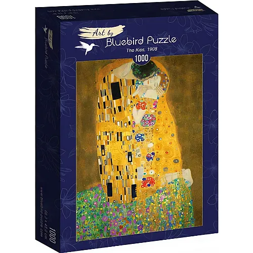 Bluebird Puzzle Art by Gustav Klimt Der Kuss, 1908 - 1000 Teile