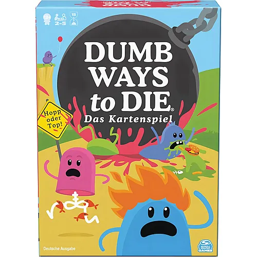 Spin Master Games Dumb Ways to Die, rasant-gemeines Kartenspiel - Deutsch