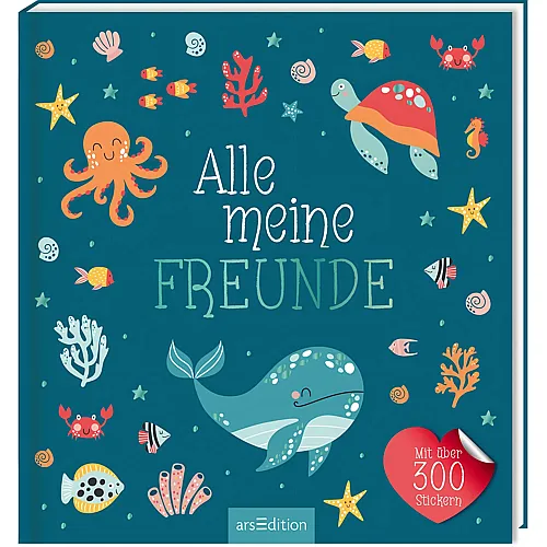 Alle meine Freunde Meer mit �ber 300 Stickern