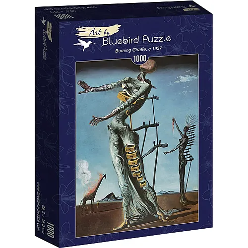 Bluebird Puzzle Salvador Dali Burning Giraffe, c. 1937 - 1000 Teile