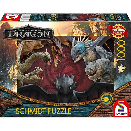 How to train your Dragon 1000Teile
