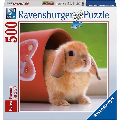 Ravensburger Puzzle Schnuckeliges H�schen - 500 Teile