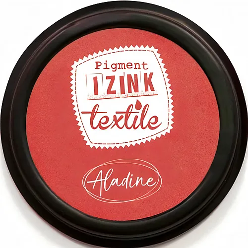 Textilstempelkissen Rot