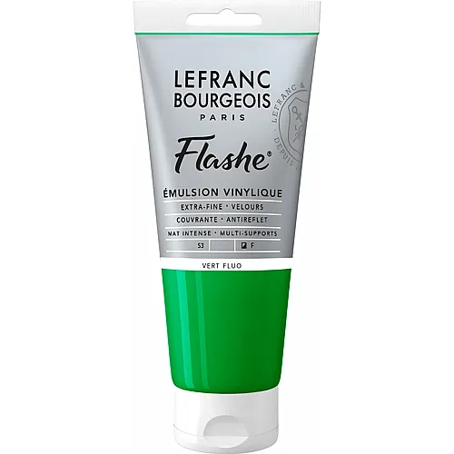 Lefranc Bourgeois Lfb Flashe Acryl 80ml Tube Fluogr�n