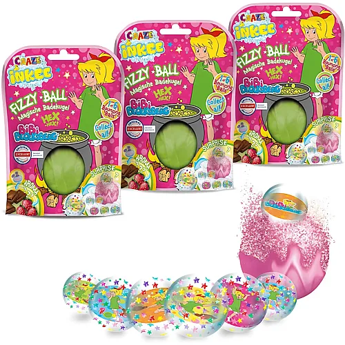 Craze Lot de 3 bombes de bain avec surprise