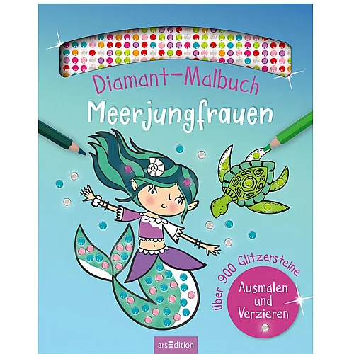 ars Edition Diamant-Malbuch Meerjungfrau