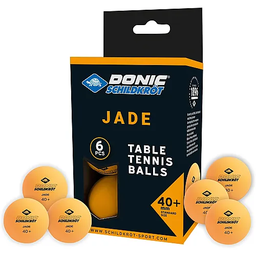 Tischteninis B�lle Jade orange - 6 Teile