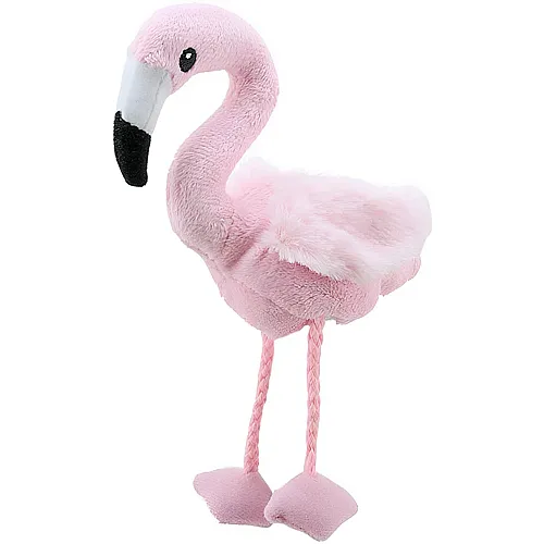 Fingerpuppe Flamingo 13cm
