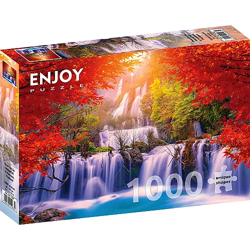 Enjoy Puzzle Thee Lor Su Wasserfall im Herbst, Thailand - 1000 Teile