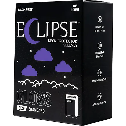 Ultra Pro ECLIPSE Gloss Purple Deck Protector Sleeves Standard (105)