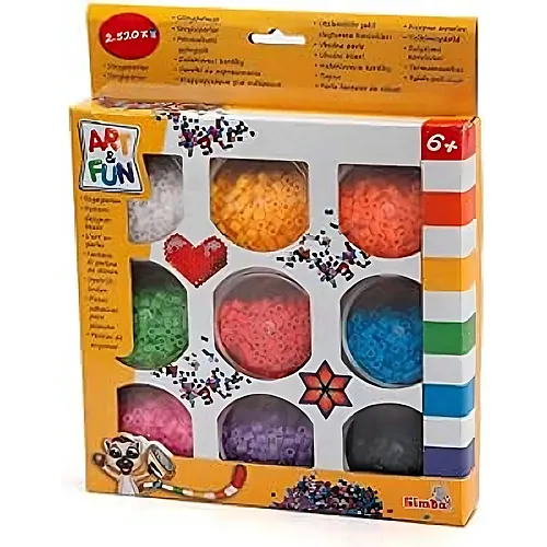 B�gelperlen in 9 Farben 280Teile