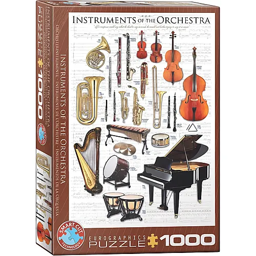 Eurographics Puzzle Musikinstrumente - 1000 Teile