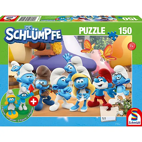 Schlumpfige Freunde 150Teile