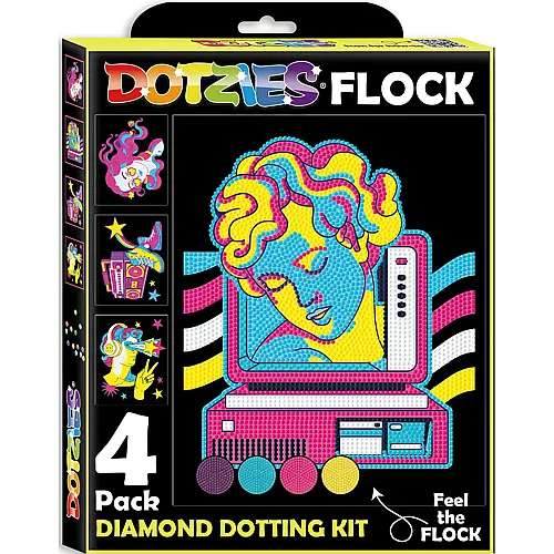 Diamond Painting Neon Retro Klassiker