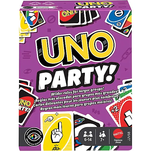 Mattel Games UNO Party Kartenspiel