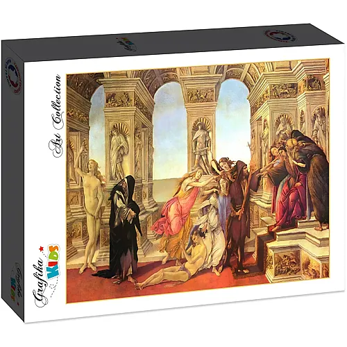 Grafika Puzzle Art Collection Sandro Botticelli Grafika Kids Calumny of Apelles, 1495-1497 - 12 Teile