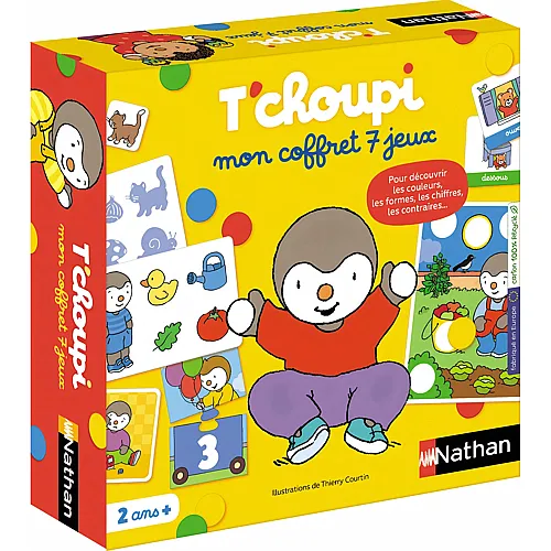 T'choupi Mon Coffret 7 Jeux - Französisch