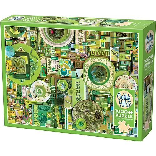 Cobble Hill Puzzle Gr�n - 1000 Teile