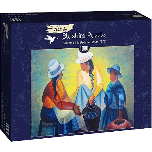 Bluebird Puzzle Louis Toffoli Femmes � la Potiche Bleue, 1977 - 1000 Teile