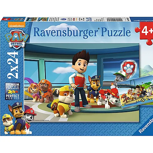 Ravensburger Puzzle Paw Patrol Hilfsbereite Sprnasen (2x24)