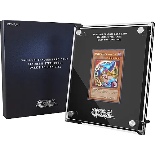 Stainless Steel Card: Dark Magician Girl EN