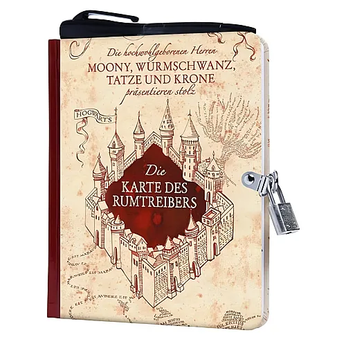 Panini Harry Potter Tagebuch Karte des Rumtreibers