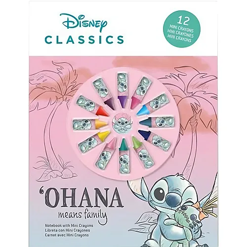 Kids Licensing Lilo & Stitch Stifte-Set Notizbuch mit Stiften