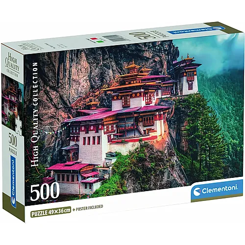 Clementoni Puzzle Taktsang Kloster Buthan (500Teile)
